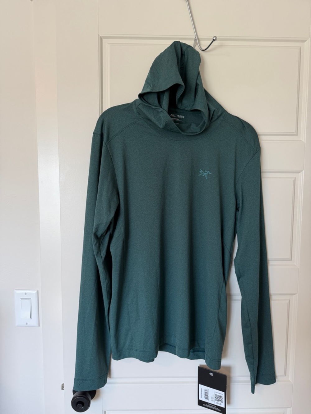 Arc'teryx Teal Green Remige Hoody Tag Detail